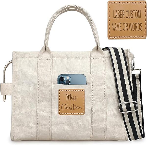 ABAMERICA Large Work Tote Bag White ABAMERICA Large Work Tote Bag White