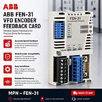 ABB VFD Encoder Feedback Card FEN-31