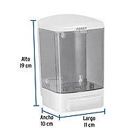 Dosificador para jabón líquido, blanco, Foset Basic - ABP-11B / 45742