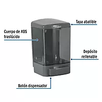 Dosificador para jabón líquido, humo, Foset Basic - ABP-11H / 45743