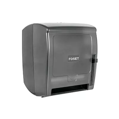 Dispensador de ABS para toalla de papel en rollo,humo, FOSET - ABP-40H / 49274