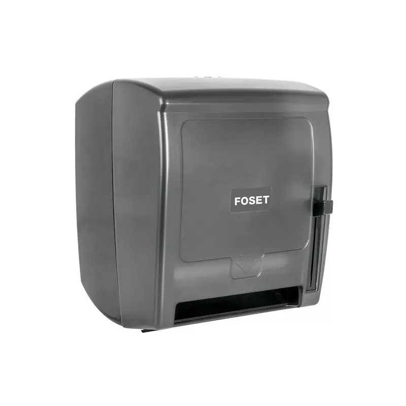 Dispensador de ABS para toalla de papel en rollo,humo, FOSET - ABP-40H / 49274
