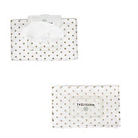 TWELVElittle REUSABLE WIPES POUCH- POLKA