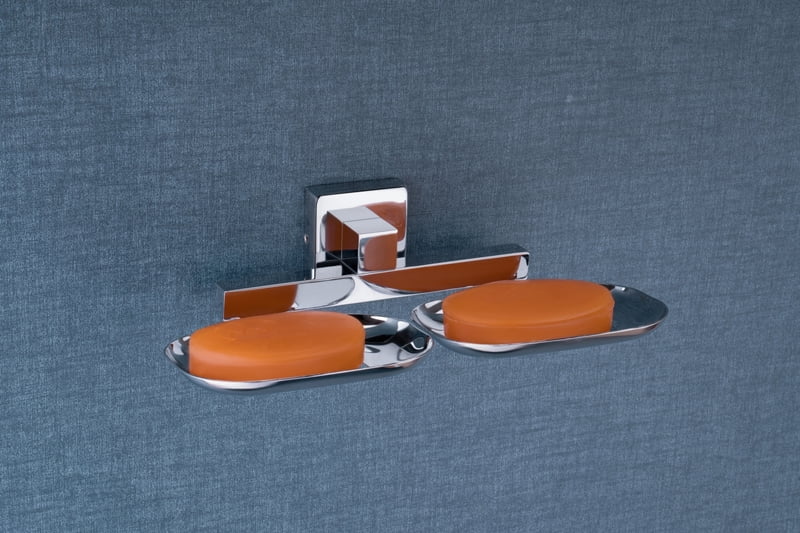 DOUBLE SOAP DISH Premium Quality SS304 Grade Piranha Brand Part Code PE-FLZ-108 DOUBLE SOAP DISH Premium Quality SS304 Grade Piranha Brand Part Code PE-FLZ-108
