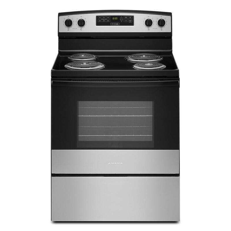 Amana® ACR4303MMS 30-inch  Electric Range with Bake Assist Temps