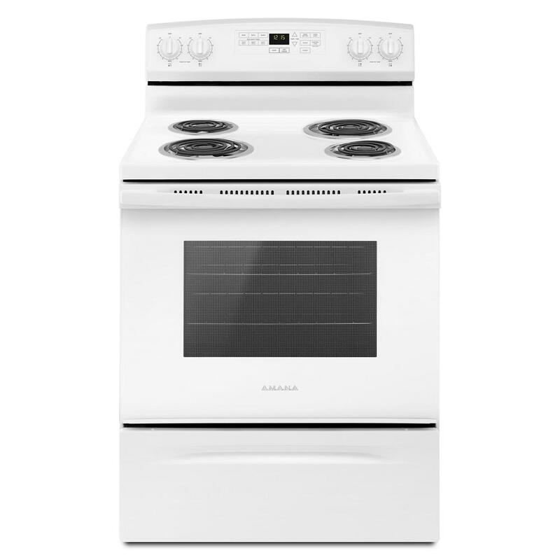 Amana® ACR4503 30-inch Electric Range with Self-Clean Option Amana® ACR4503 30-inch Electric Range with Self-Clean Option