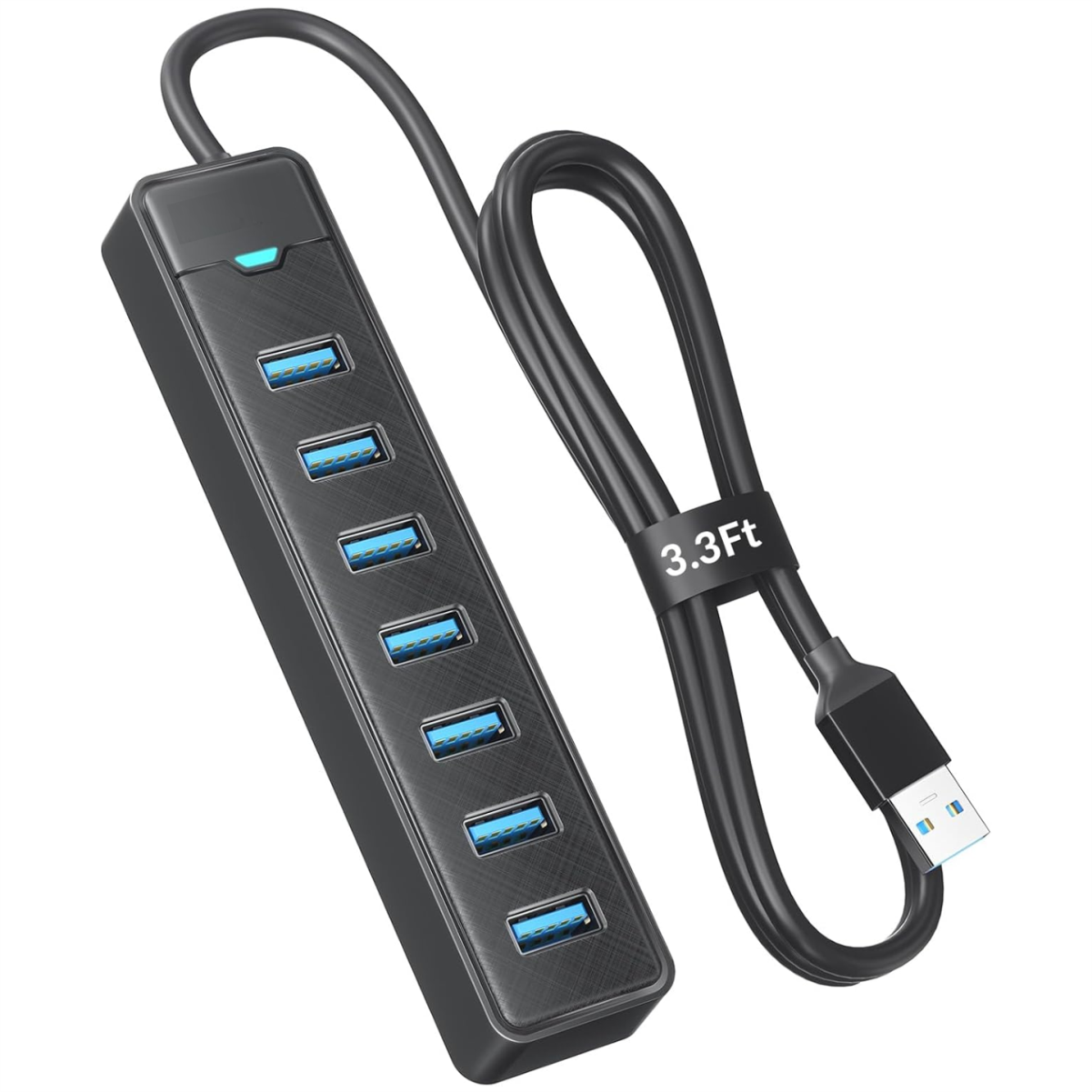 Adaptador USB 3.0 7 Ports Hub