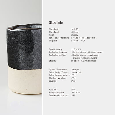 Sara Versatile Oil Spot Textured Black ADH15 Sara Versatile Oil Spot Textured Black ADH15