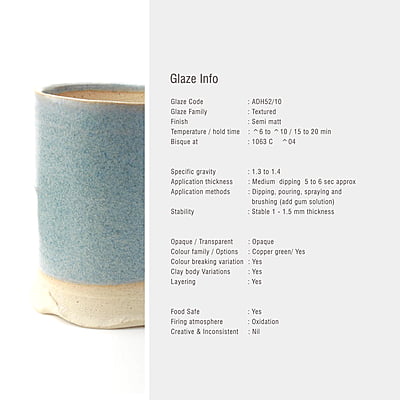 Sara Versatile Matt Textured Blue Mist ADH52/10