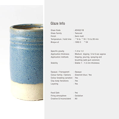 Sara Versatile  Matt Textured Blue Powder ADH52/18