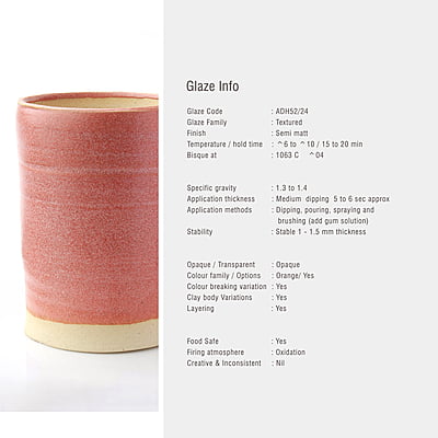 Sara Versatile Matt Textured Salmon ADH52/24 Sara Versatile Matt Textured Salmon ADH52/24