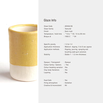 Sara Versatile Matt Textured Lemon Yellow ADH52/36 Sara Versatile Matt Textured Lemon Yellow ADH52/36