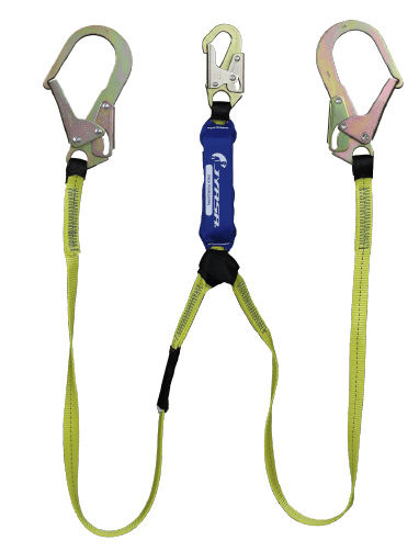 CABLE DE VIDA C/AMORTIGUADOR DOBLE GANCHO 1.83CM