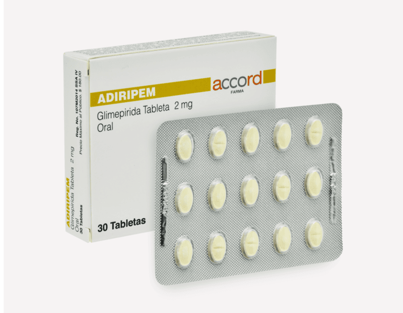ADIRIPEM(Glimepirida)2mg30T,FRACCIV,107M2014SSAIV