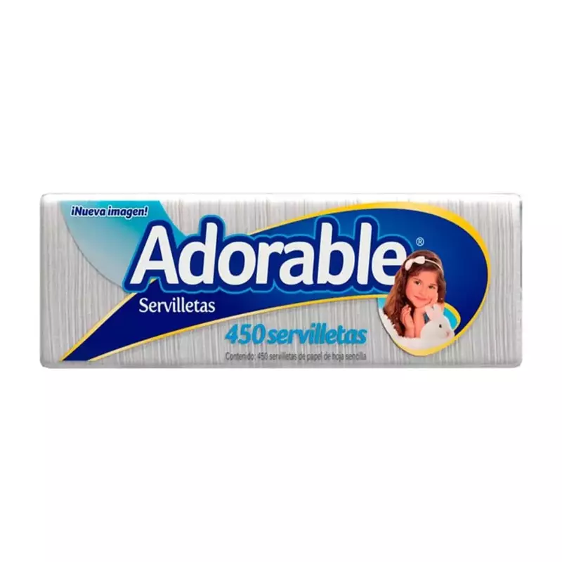 ADORABLE SERVILLETA 450 PZAS
