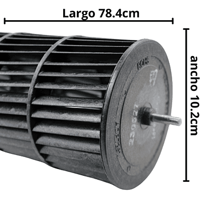 Turbina Evaporadora Para Minisplit Lg Inverter Modelo Vm 78.4 Cm Largo 10.2 Cm Ancho - Adp67778501