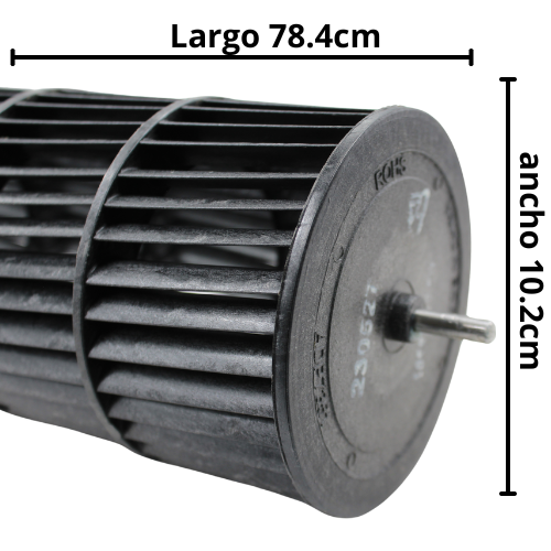 Turbina Evaporadora Para Minisplit Lg Inverter Modelo Vm 78.4 Cm Largo 10.2 Cm Ancho - Adp67778501