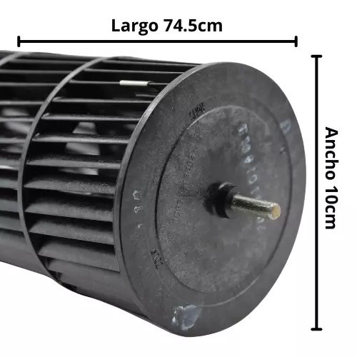 Turbina Evaporador Lg Vm182H6, Largo 74.5Cm, Ancho 10Cm, Opresor Interno - Adp73513403