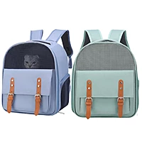 Canvas Pet Breathable Travel Backpack