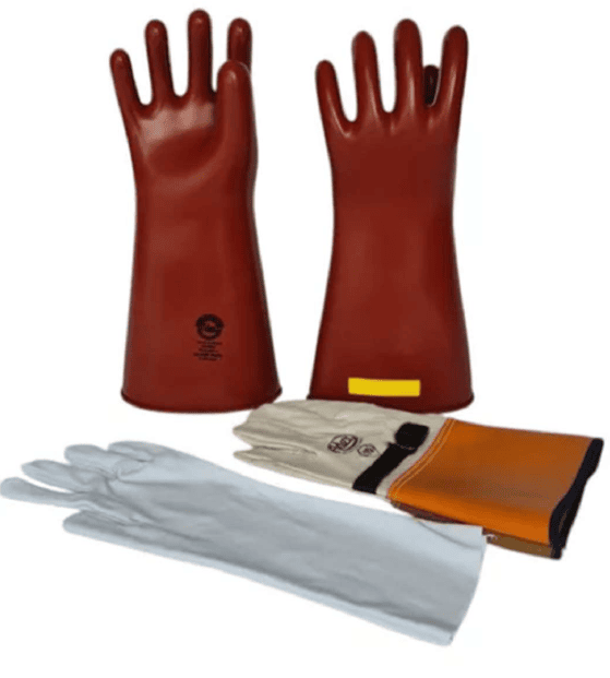 GUANTE DIELECTRICO ADEX CLASE 0 5000V PIEL ALGODON