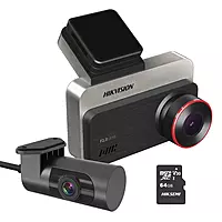 Hikvision C200S Dashcam, with 64GB Micro-SD