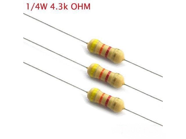 4.3K Ohm resistor 1/4w