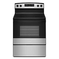 Amana® AER6303MMS 30" Electric Range with Extra-Large Oven Window Amana® AER6303MMS 30" Electric Range with Extra-Large Oven Window