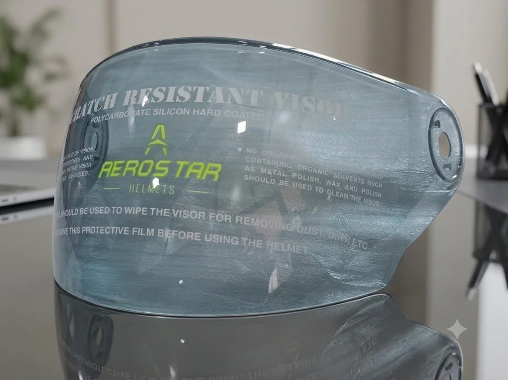 AEROSTAR SPARE PARTS SMOKE VISOR FOR BEAT AEROSTAR SPARE PARTS SMOKE VISOR FOR BEAT