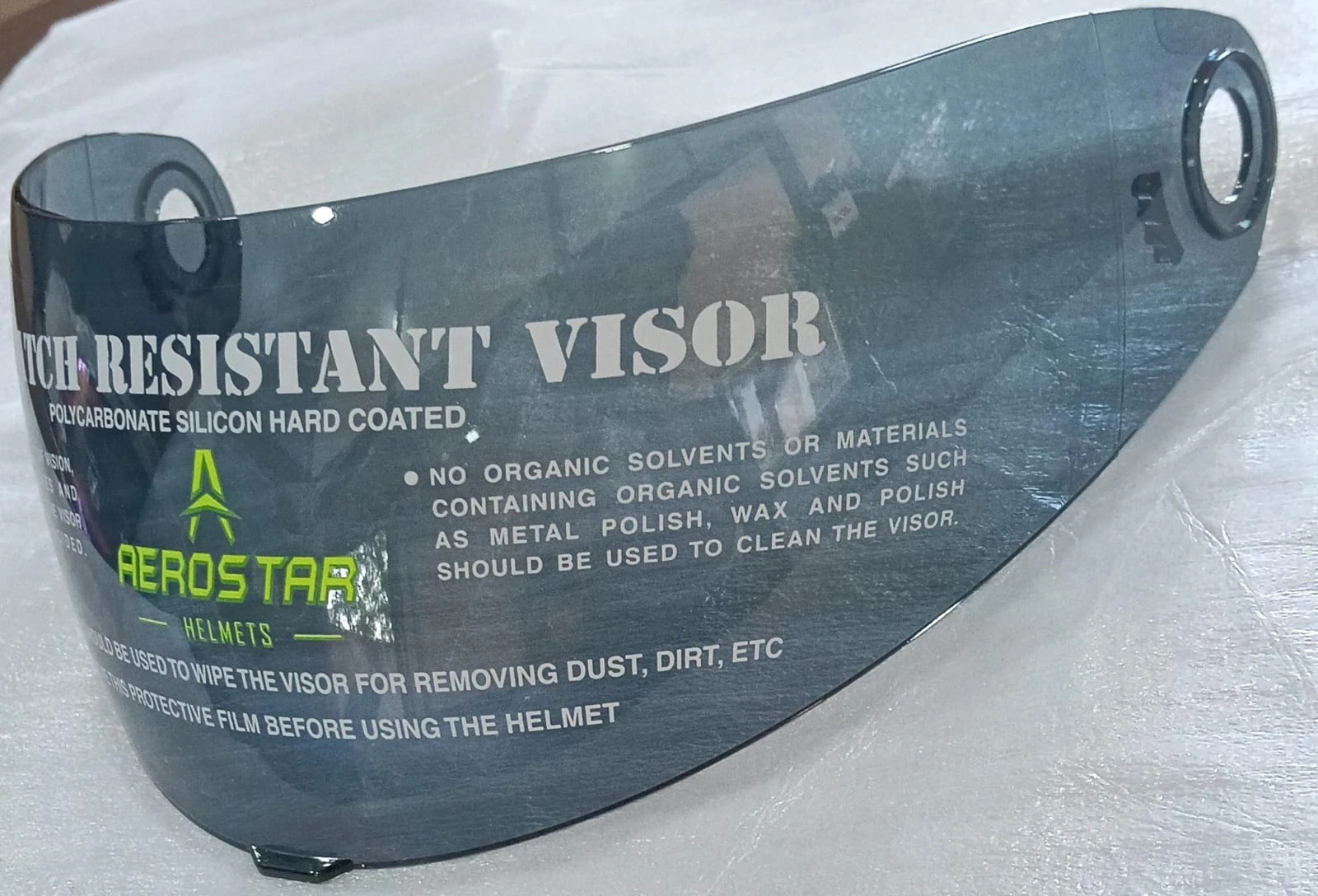 AEROSTAR SPARE PARTS SMOKE VISOR FOR EVO PLUS AEROSTAR SPARE PARTS SMOKE VISOR FOR EVO PLUS