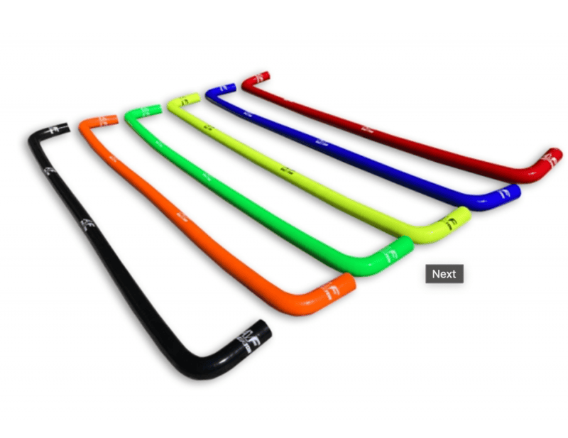 AF Racing Water Silicon Pipe FLUO AF RADIATOR Hose Radiator Colored-Red