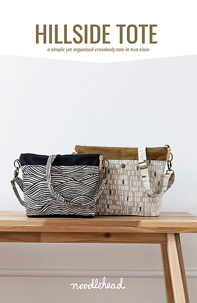 Hillside Tote Bag Pattern | Noodlehead | #AG-546