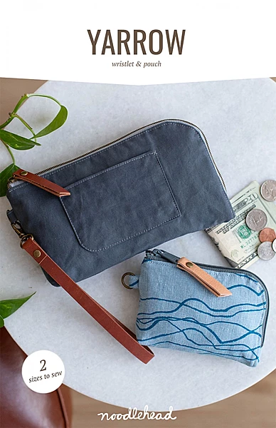 Yarrow Wristlet and Pouch Bag Pattern | Noodlehead | AG-551