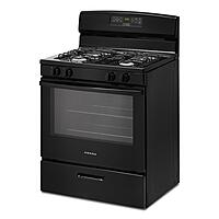 Amana® AGR6303MMB 30-inch Gas Range with Bake Assist Temps