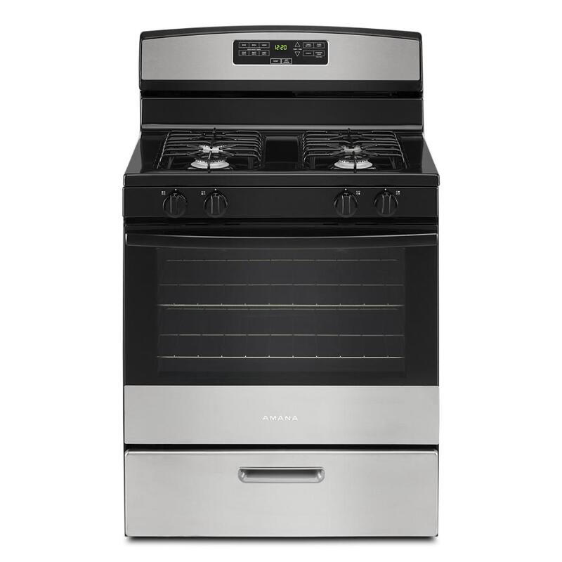 Amana® AGR6303MM 30-inch Gas Range with Bake Assist Temps Amana® AGR6303MM 30-inch Gas Range with Bake Assist Temps