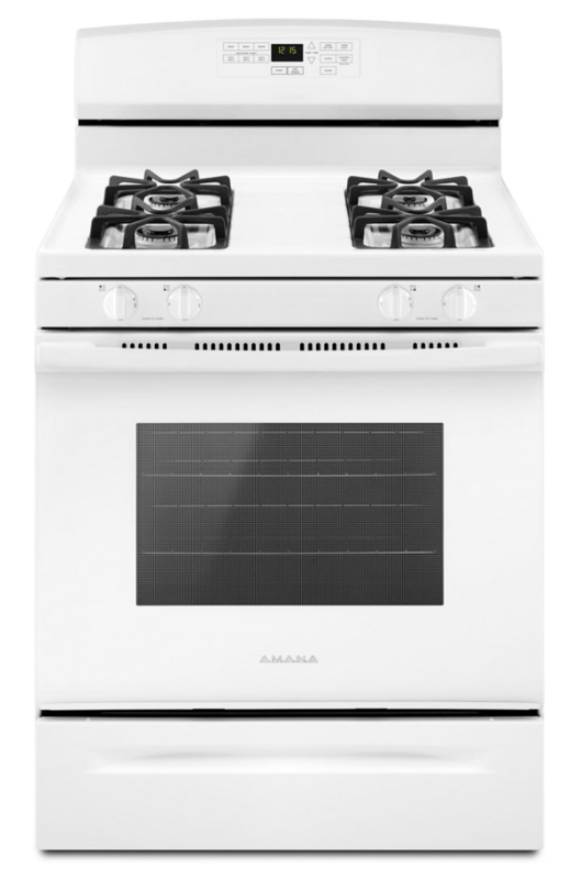 Amana® AGR6603SFW 30" Gas Range with Self-Clean Option Amana® AGR6603SFW 30" Gas Range with Self-Clean Option