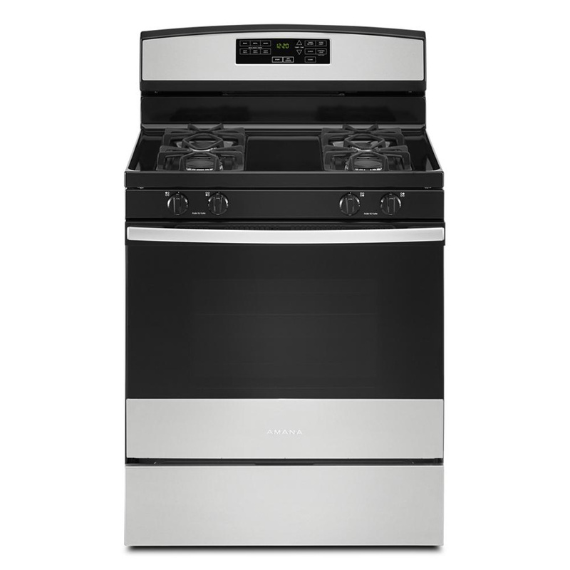 Amana® AGR6603S 30" Gas Range with Self-Clean Option