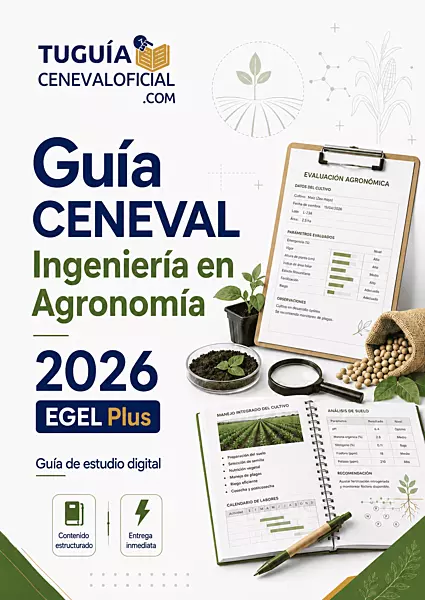 Guía CENEVAL Ingeniería Agronomía 2026
