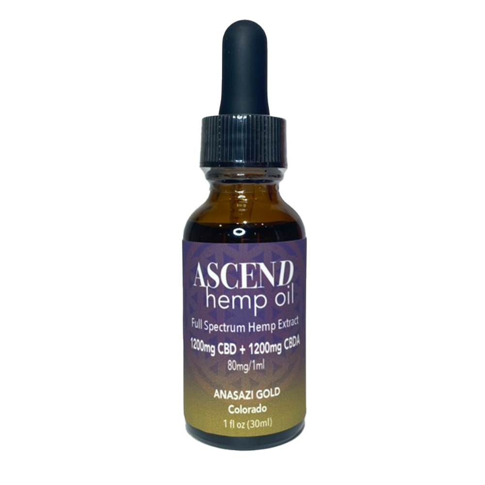 Anasazi Gold 1200mg CBD x 1200 CBDA oil