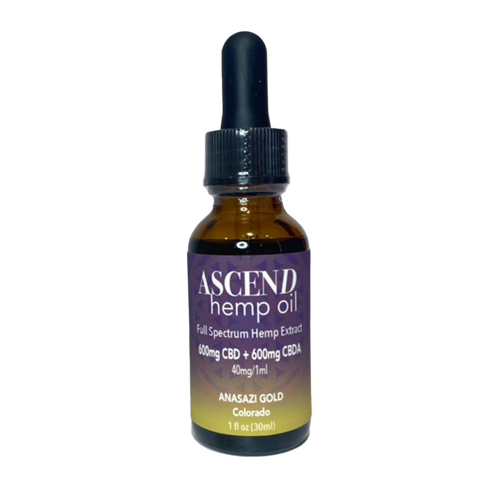 Anasazi Gold 600mg CBD x 600 CBDA oil