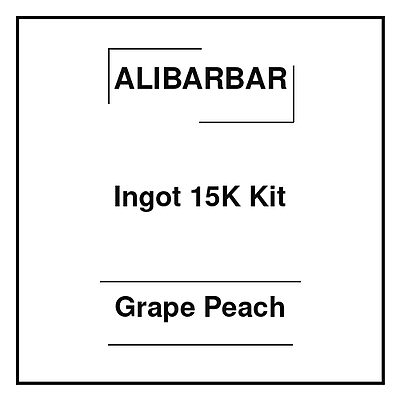 Alibarbar Ingot 15K Kit Grape Peach