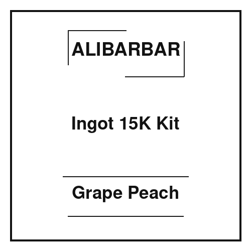 Alibarbar Ingot 15K Kit Grape Peach