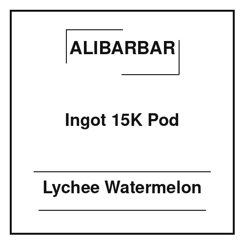 Alibarbar Ingot 15K Pod Lychee Watermelon