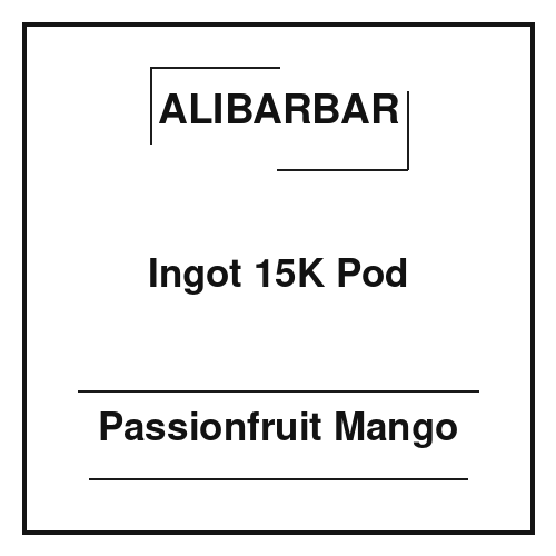 Alibarbar Ingot 15K Pod Passionfruit Mango