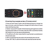 AIR MOUSE Wireless with Mini Keyboard Android Box Remote Control model 2