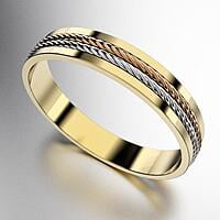 ALIANZA DOS HILOS INDEPENDIENTES RETORCIDOS (BORDE CINTA) REGULAR FIT - PRECIO POR UNIDAD