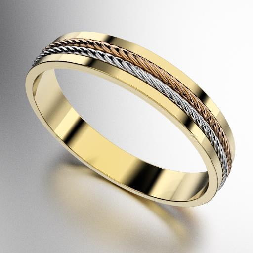 ALIANZA DOS HILOS INDEPENDIENTES RETORCIDOS (BORDE CINTA) REGULAR FIT - PRECIO POR UNIDAD