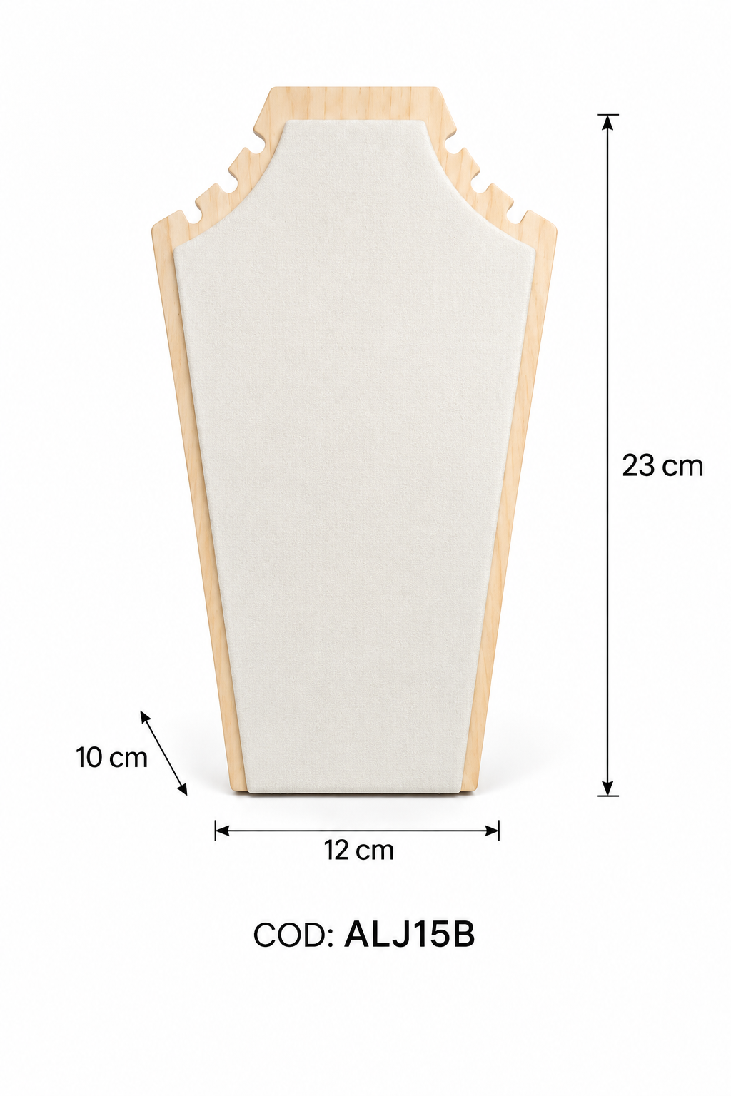 EXHIBIDOR CAPILLA BUSTO BLANCO CON MARCO DE MADERA (23*12CM) - (ALJ15) EXHIBIDOR CAPILLA BUSTO BLANCO CON MARCO DE MADERA (23*12CM) - (ALJ15)