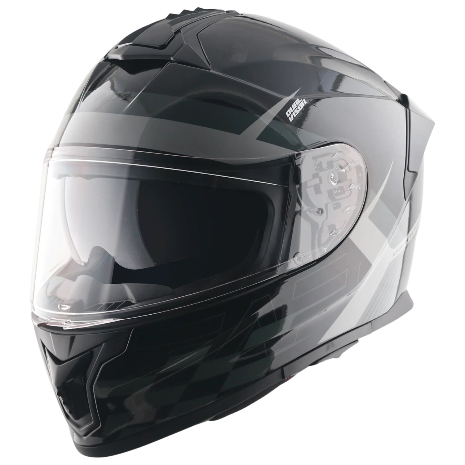 VEGA ZAP ALLIANCE DULL BLACK/GREY D/V (XL)