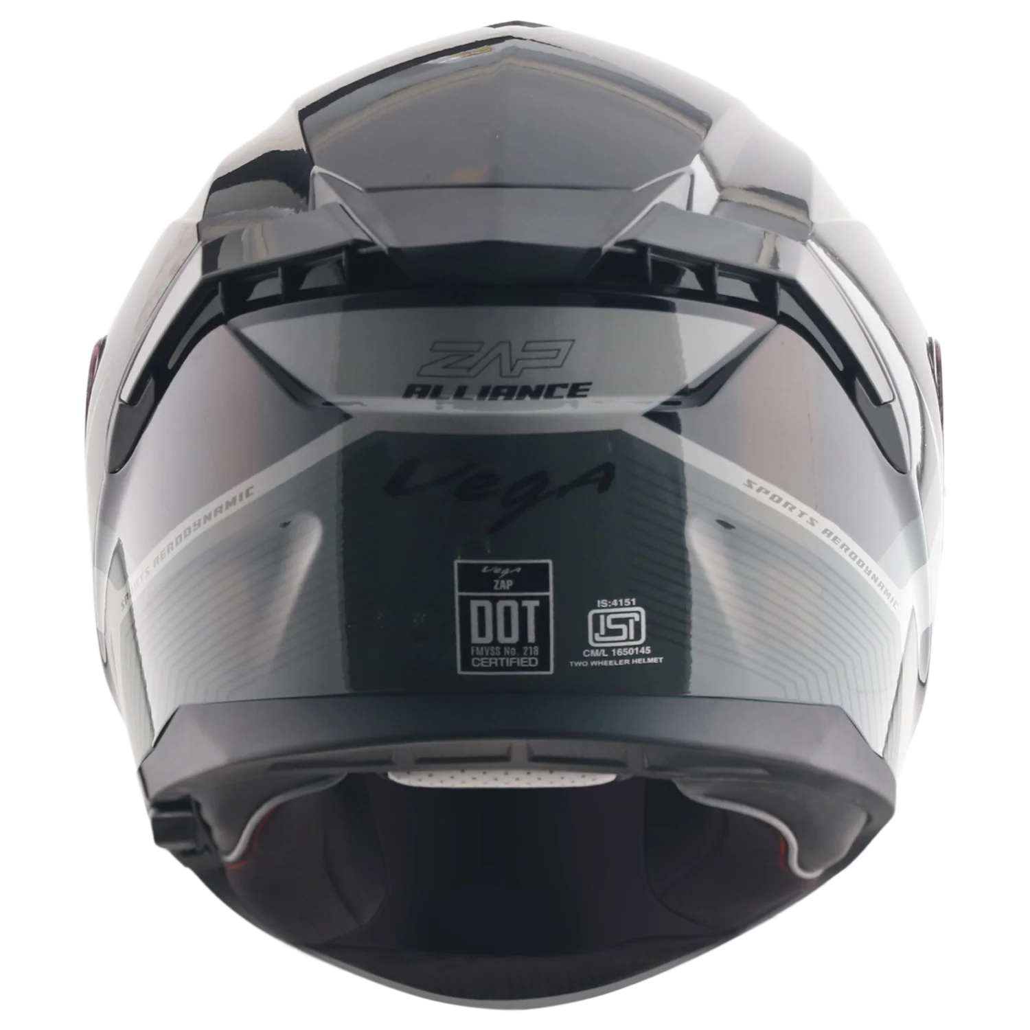 VEGA ZAP ALLIANCE BLACK/GREY D/V (XL) VEGA ZAP ALLIANCE BLACK/GREY D/V (XL)