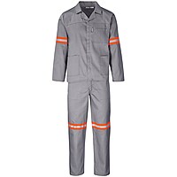 Trade Polycotton Conti Suit - Reflective Arms & Legs - Orange Tape